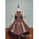 Alice Girl Bear Chocolate Short and Long Skirt and JSK(2nd Pre-Order/2 Colours/Full Payment Without Shipping)